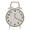 Alarm clock --Clip art ｜ Illustration ｜ Free material