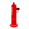 Fire Hydrant-Clip Art ｜ Illustration ｜ Free Material