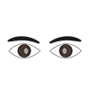 Eyebrows ｜ Eyes-Clip Art ｜ Illustrations ｜ Free Material