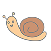 Snail-Clip Art ｜ Illustration ｜ Free Material