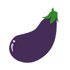 Eggplant --Clip Art ｜ Illustration ｜ Free Material