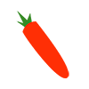 Carrot ｜ Carrot ――Clip art ｜ Illustration ｜ Free material