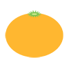 Tangerine ｜ Mikan ｜ Orange --Clip Art ｜ Illustration ｜ Free Material