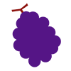 Grape ｜ Grape-Clip Art ｜ Illustration ｜ Free Material