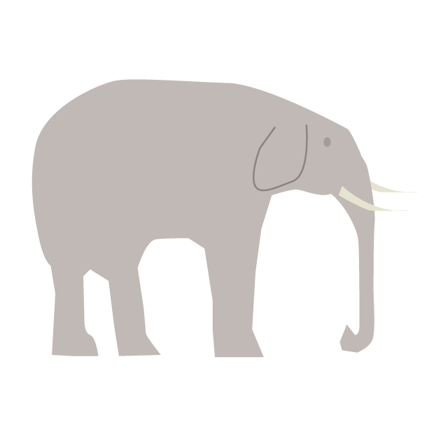 Elephant | Elephant-Illustration / Clip Art / Free / Home Appliance / Vehicle / Animal / Furniture / Illustration / Download
