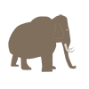 Elephant ｜ Elephant --Clip art ｜ Illustration ｜ Free material