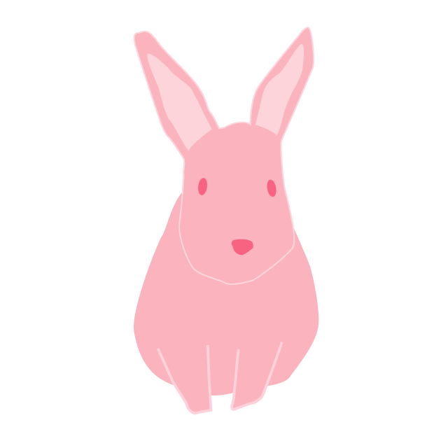 ウサギ｜兎 - 挿絵 / クリップアート / 無料 / 家電 / 乗り物 / 動物 / 家具 / イラスト / ダウンロード