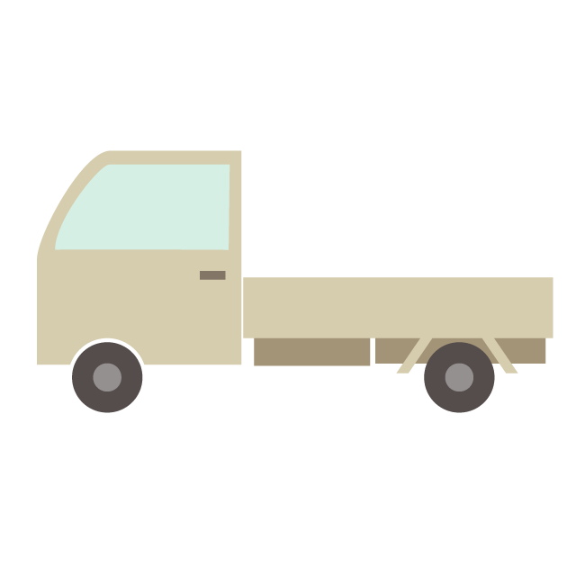 Truck ｜ Small-Illustration / Clip Art / Free / Home Appliances / Vehicles / Animals / Furniture / Illustrations / Downloads