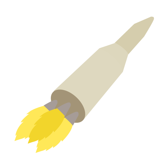 Rocket ｜ Spaceship-Illustration / Clip Art / Free / Home Appliances / Vehicles / Animals / Furniture / Illustrations / Downloads