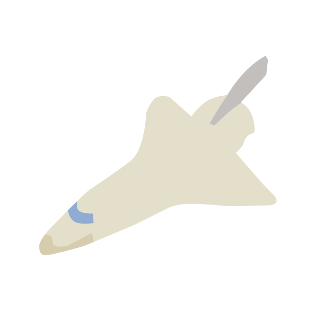 Spaceship ｜ Space Shuttle-Illustration / Clip Art / Free / Home Appliances / Vehicles / Animals / Furniture / Illustrations / Downloads