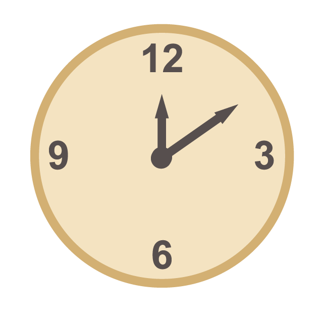 Wall Clock-Illustration / Clip Art / Free / Home Appliances / Vehicles / Animals / Furniture / Illustrations / Downloads