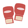 Boxing ｜ Gloves-Clip Art ｜ Illustrations ｜ Free Material