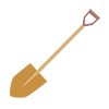 Excavator ｜ Shovel --Clip Art ｜ Illustration ｜ Free Material