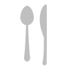 Knife ｜ Spoon ――Clip art ｜ Illustration ｜ Free material