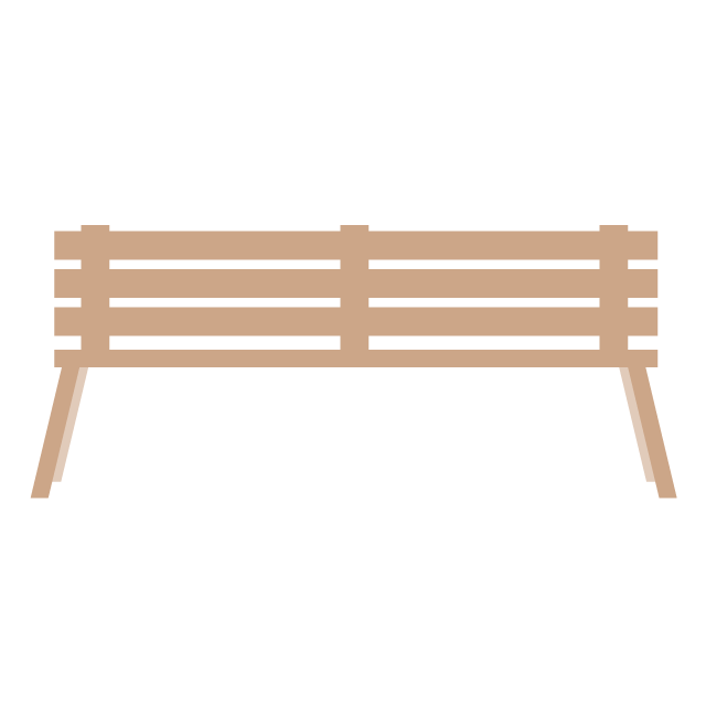 Bench ｜ Chair-Illustration / Clip Art / Free / Home Appliance / Vehicle / Animal / Furniture / Illustration / Download