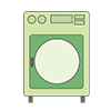 Washing machine ｜ Sentakuki --Clip art ｜ Illustration ｜ Free material