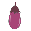 Eggplant ｜ Nasubi-Clip art ｜ Illustration ｜ Free material