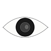 Eye ｜ eye --Clip art ｜ Illustration ｜ Free material