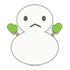 Snowman ｜ Snow --Clip Art ｜ Illustration ｜ Free Material