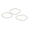 Clouds | Cloudy --Clip Art | Illustrations | Free Material
