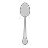 Spoon ｜ spoon --Clip art ｜ Illustration ｜ Free material