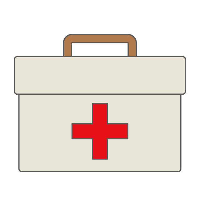 First Aid Kit ｜ Kyukyubako-Illustration / Clip Art / Free / Home Appliances / Vehicles / Animals / Furniture / Illustrations / Download