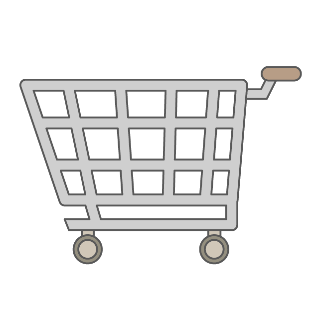 Shopping Cart ｜ Shopping-Illustration / Clip Art / Free / Home Appliances / Vehicles / Animals / Furniture / Illustrations / Downloads