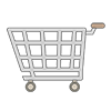 Shopping cart ｜ Shopping-Clip art ｜ Illustration ｜ Free material
