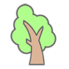 Trees | Plants | Greenery | Nature-Clip Art | Illustrations | Free Materials