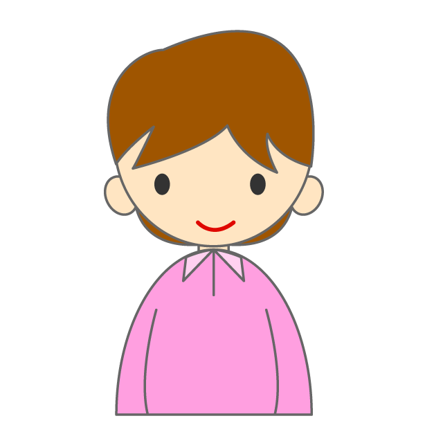 Woman ｜ People ｜ Young ｜ Cute ｜ Simple ｜ Pink ｜ Beauty ――Illustration / Clip Art / Free / Home Appliances / Vehicles / Animals / Furniture / Illustrations / Download