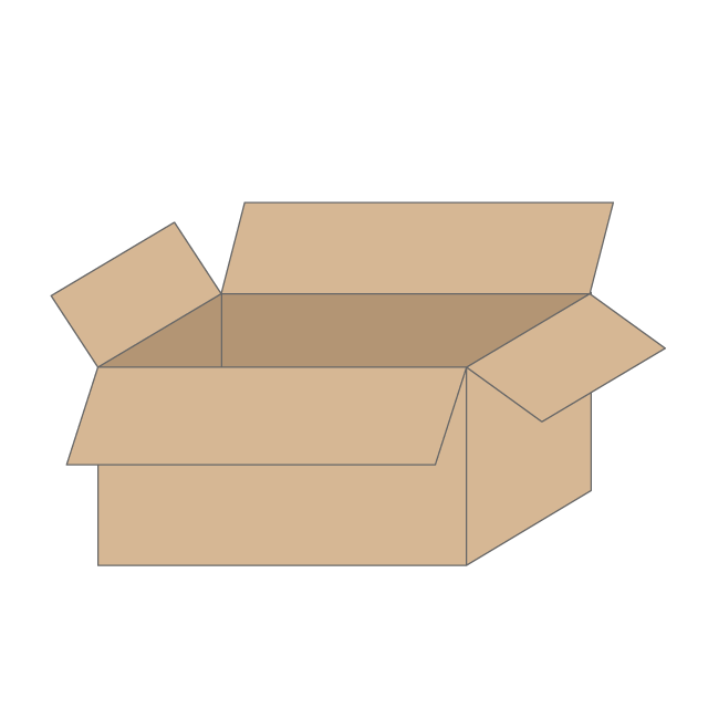 Cardboard ｜ Danboru ｜ Organize ｜ Box ｜ Box ｜ Paper ｜ Brown-Illustration / Clip Art / Free / Home Appliances / Vehicles / Animals / Furniture / Illustrations / Download