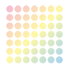 Rainbow color gradation ｜ Pink ｜ Design ｜ Blue ｜ Yellow ｜ Orange ｜ Green --Clip art ｜ Illustration ｜ Free material