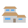 House ｜ House ｜ House ｜ My Home ｜ Rent ｜ House for Sale ｜ Wooden-Clip Art ｜ Illustration ｜ Free Material