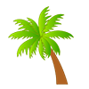 Palm Trees | Palms | Large Trees | Hawaii | Nature | Coconuts | Resorts-Clip Art | Illustrations | Free Materials