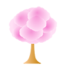 Sakura ｜ Sakura Tree ｜ Spring ｜ Pink ｜ Pink ｜ Beautiful ｜ March --Clip Art ｜ Illustration ｜ Free Material