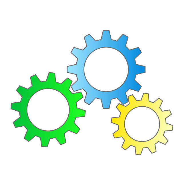 Gears ｜ Gears ｜ Machines ｜ Parts ｜ Parts ｜ Union ｜ Collaboration ――Illustration / Clip Art / Free / Home Appliances / Vehicles / Animals / Furniture / Illustrations / Download