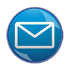 Email Icon ｜ Email Button ｜ Email Logo ｜ Blue Gradient ｜ Email Image ｜ Mark ｜ Three-dimensional --Clip Art ｜ Illustration ｜ Free Material