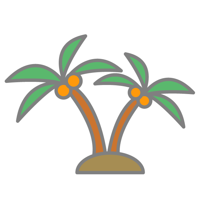Palm Trees ｜ Sightseeing Spots-Illustrations / Clip Art / Free / Home Appliances / Vehicles / Animals / Furniture / Illustrations / Downloads