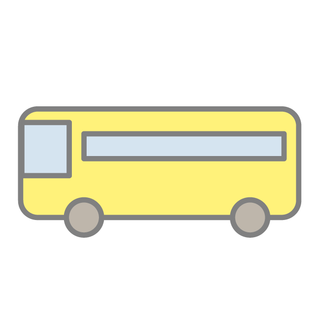 Bus ｜ Sightseeing-Illustration / Clip Art / Free / Home Appliances / Vehicles / Animals / Furniture / Illustrations / Download