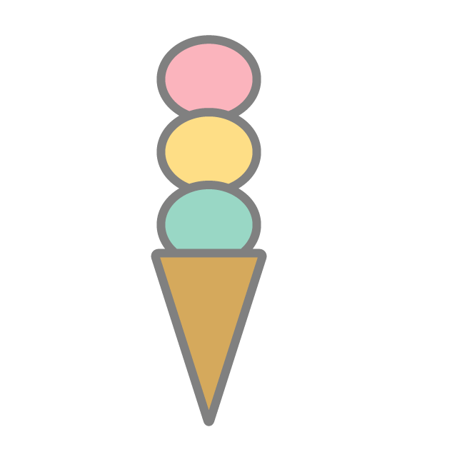 アイスクリーム｜ソフトクリーム - 挿絵 / クリップアート / 無料 / 家電 / 乗り物 / 動物 / 家具 / イラスト / ダウンロード