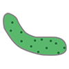 Cucumber ｜ Yellow Gourd --Clip Art ｜ Illustration ｜ Free Material