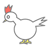 Chicken ｜ Chicken ――Clip Art ｜ Illustration ｜ Free Material