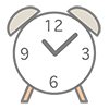 Alarm clock --Clip art ｜ Illustration ｜ Free material